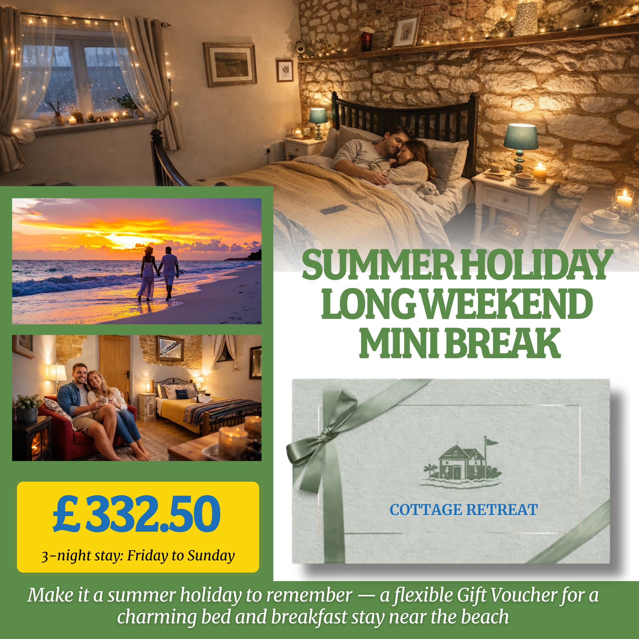 Norfolk B&B Gift Voucher – Romantic Coastal Escape