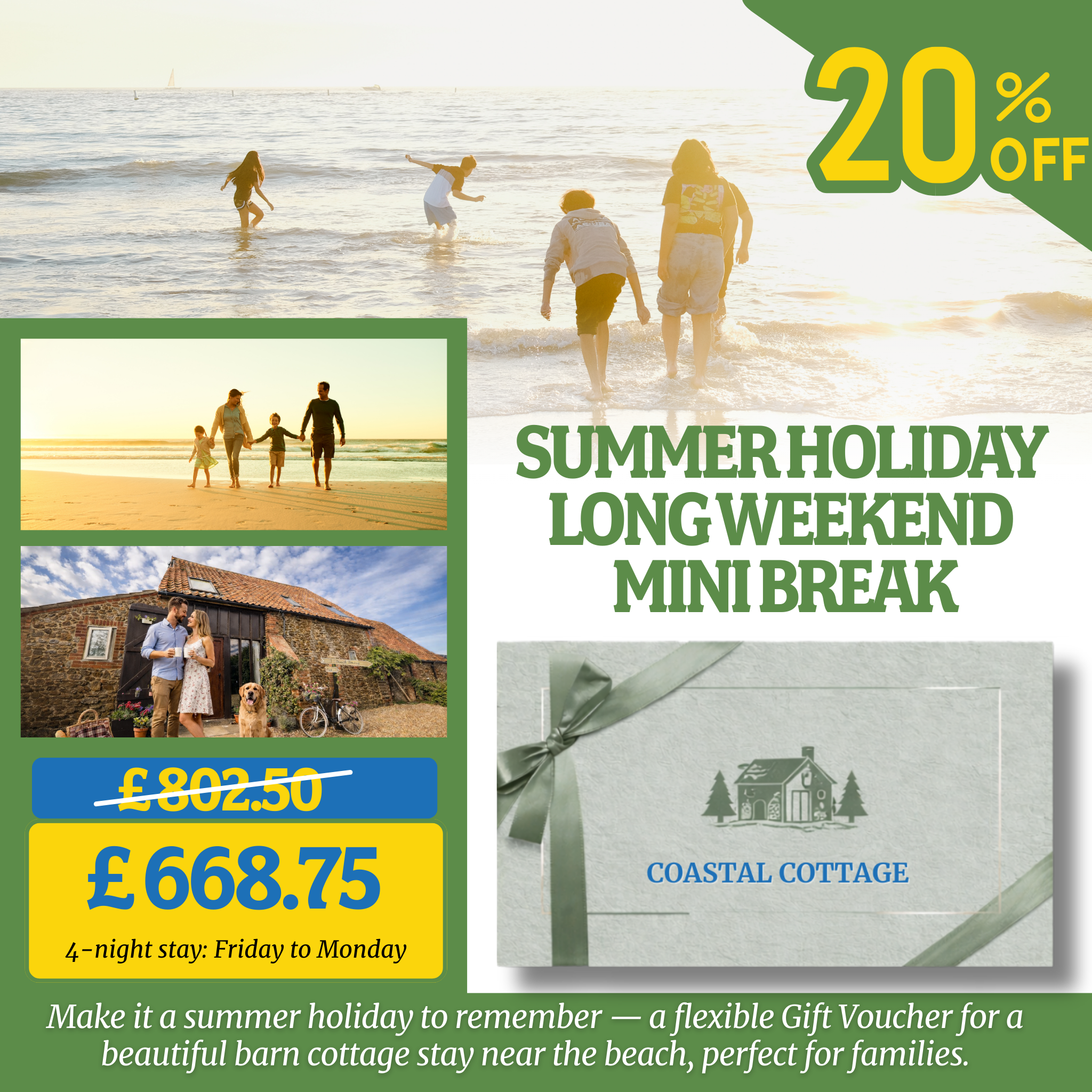 The Old Barn Self-Catering Cottage Gift Voucher – Norfolk