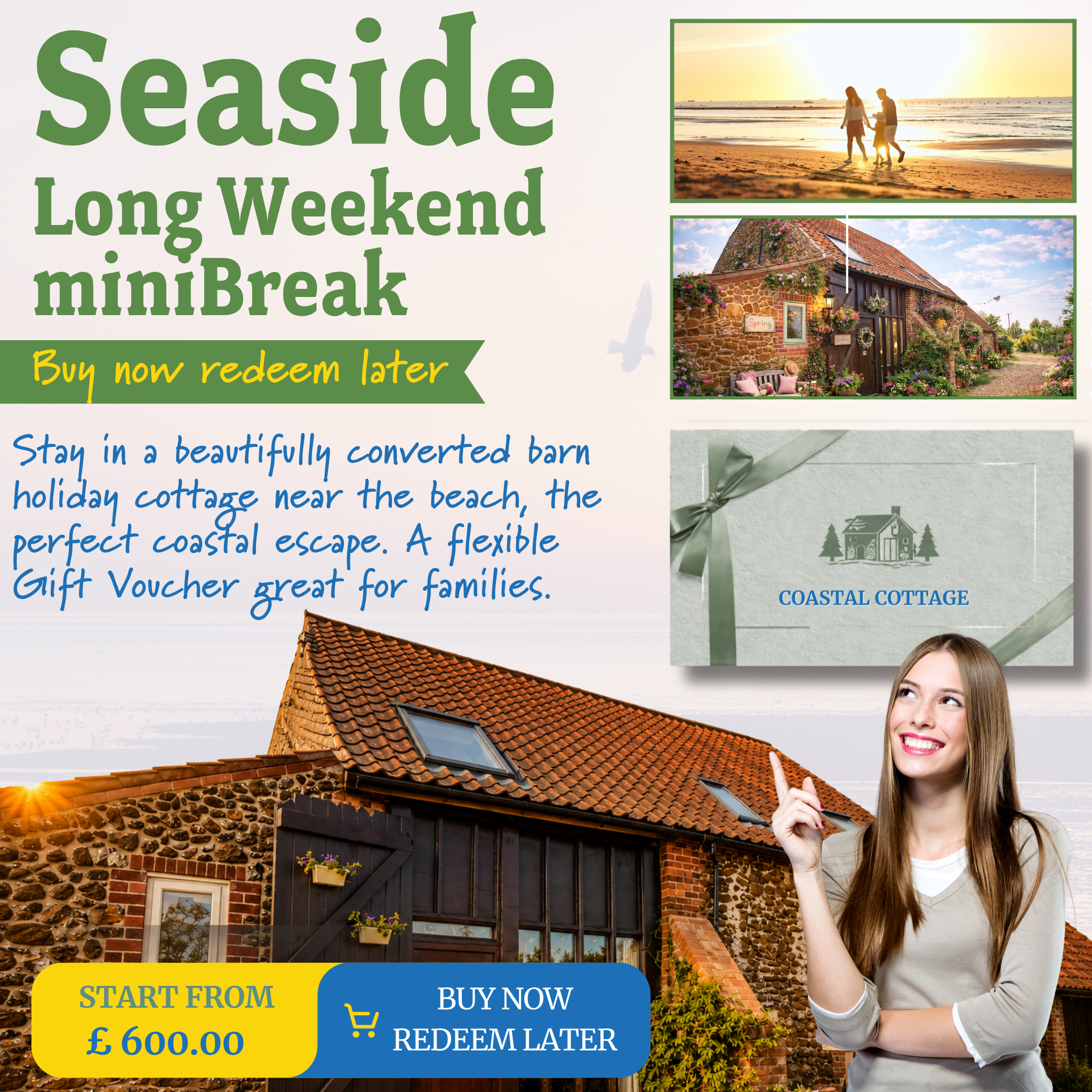 The Old Barn Self-Catering Cottage Gift Voucher – Norfolk