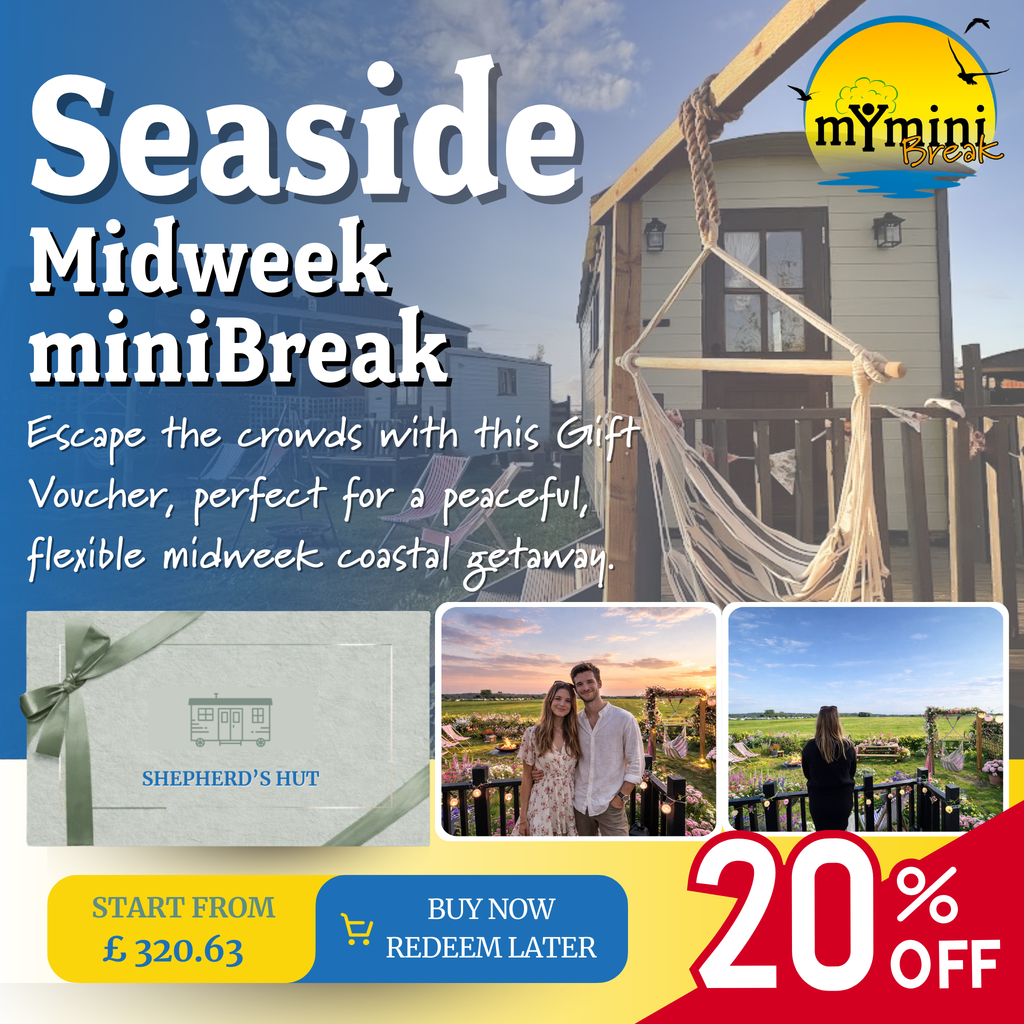 Hunstanton Shepherd's Hut Glamping Gift Voucher