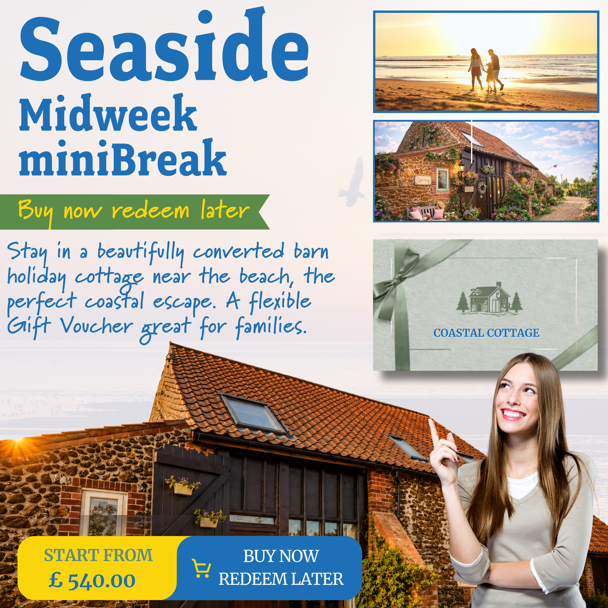 The Old Barn Self-Catering Cottage Gift Voucher – Norfolk