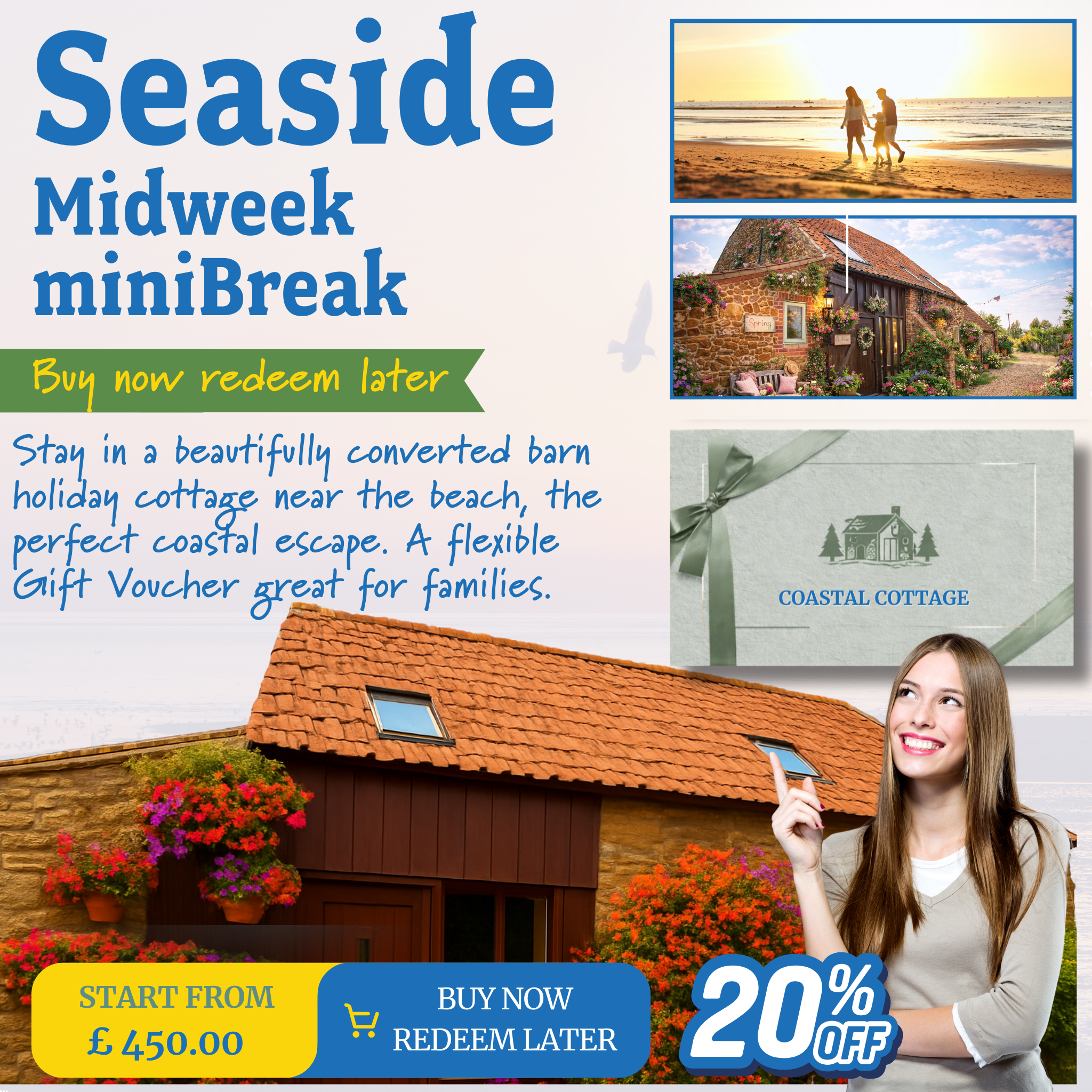 The Old Barn Self-Catering Cottage Gift Voucher – Norfolk