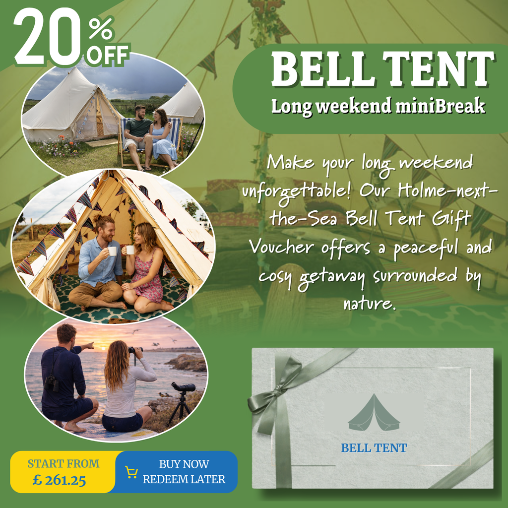 Holme-next-the-Sea Bell Tent Glamping Gift Voucher