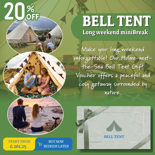 Holme-next-the-Sea Bell Tent Glamping Gift Voucher