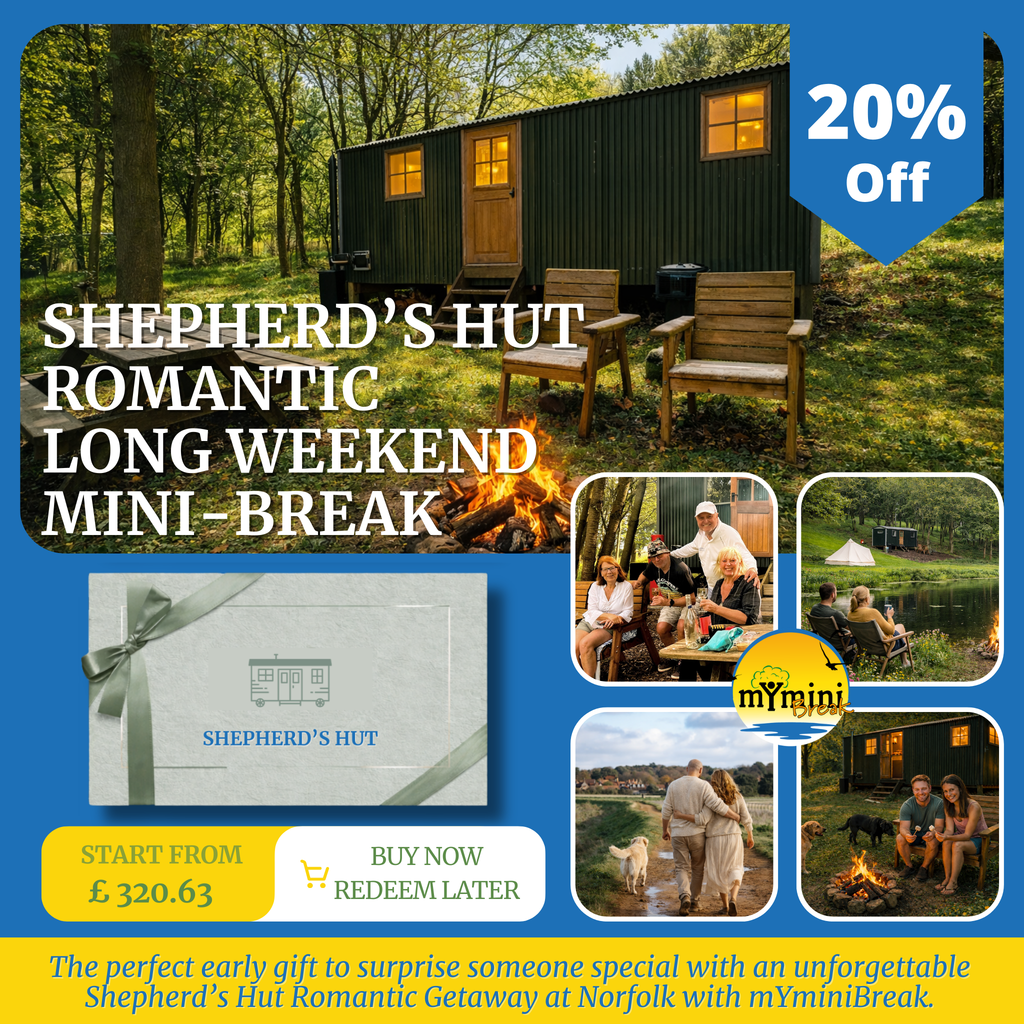 North Norfolk Shepherd's Hut Glamping Gift Voucher