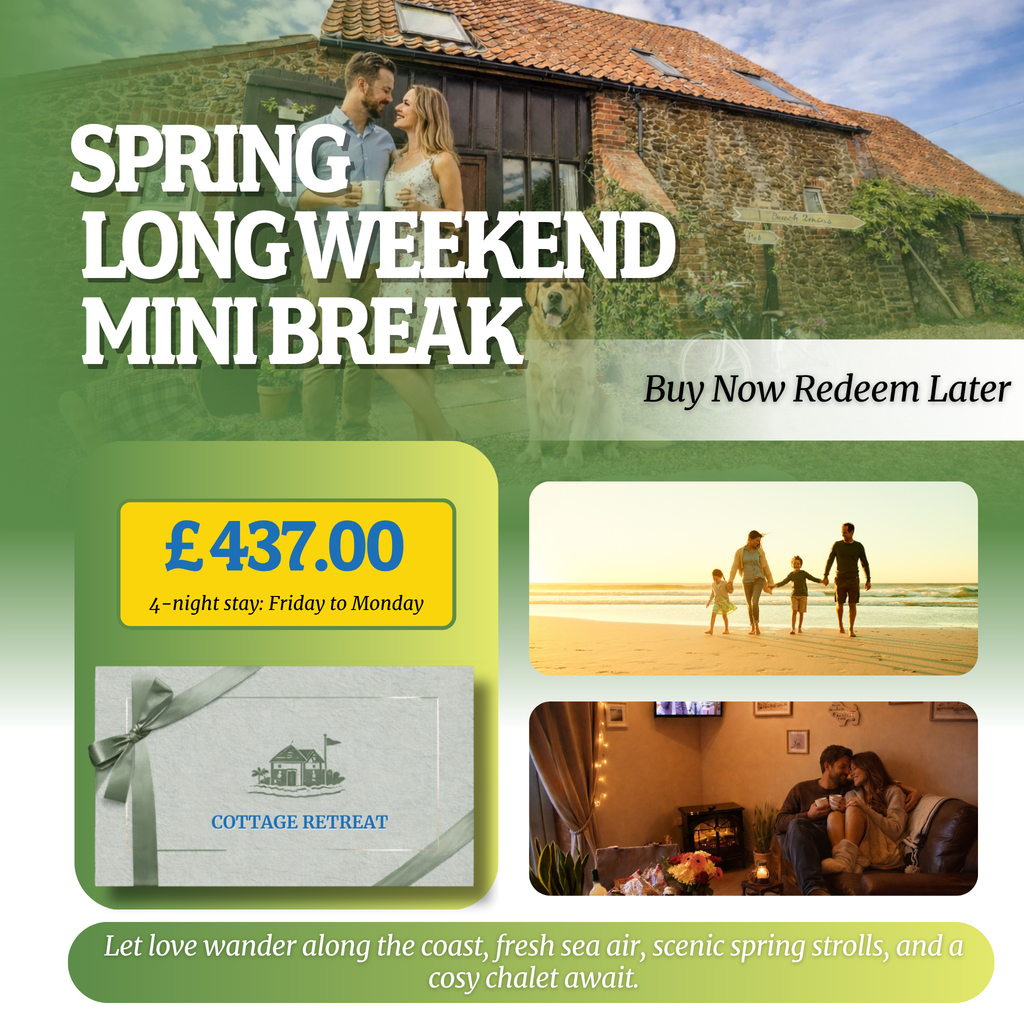 The Stables Chalets Gift Voucher – Hunstanton, Norfolk