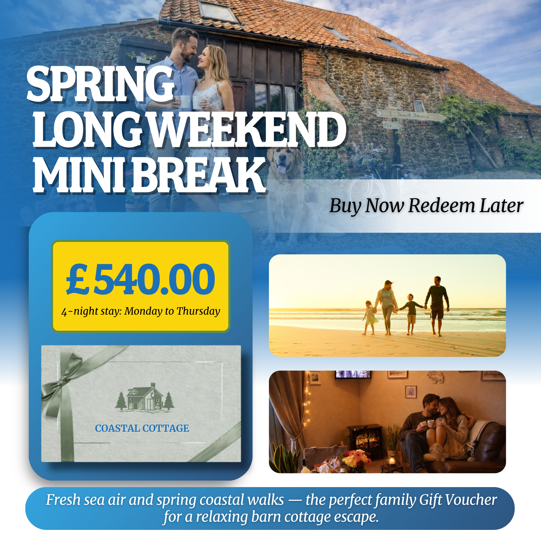 The Old Barn Self-Catering Cottage Gift Voucher – Norfolk
