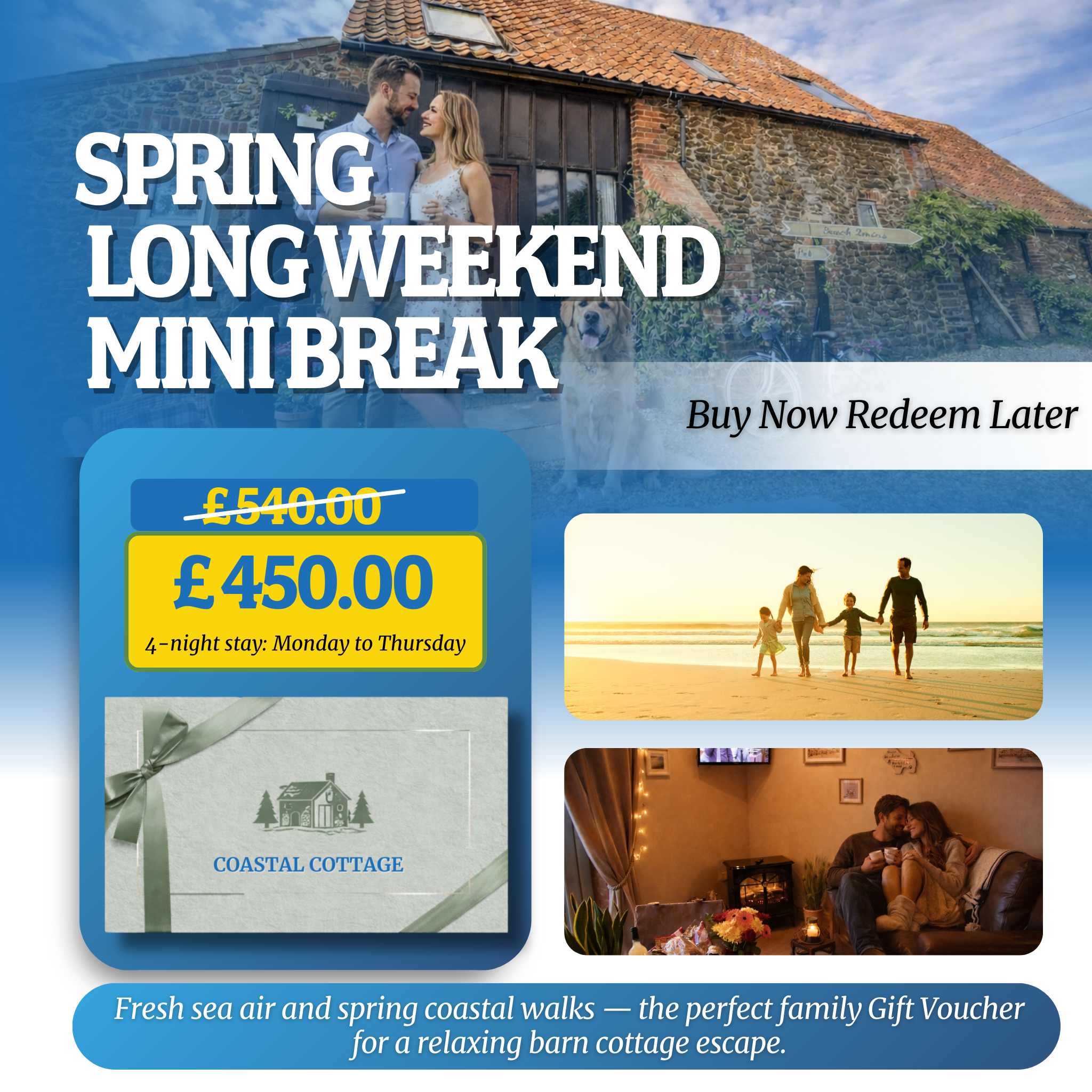 The Old Barn Self-Catering Cottage Gift Voucher – Norfolk