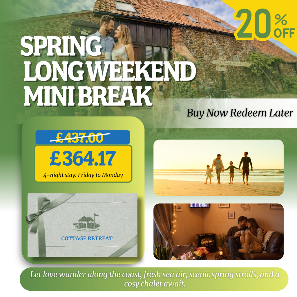 The Stables Chalets Gift Voucher – Hunstanton, Norfolk