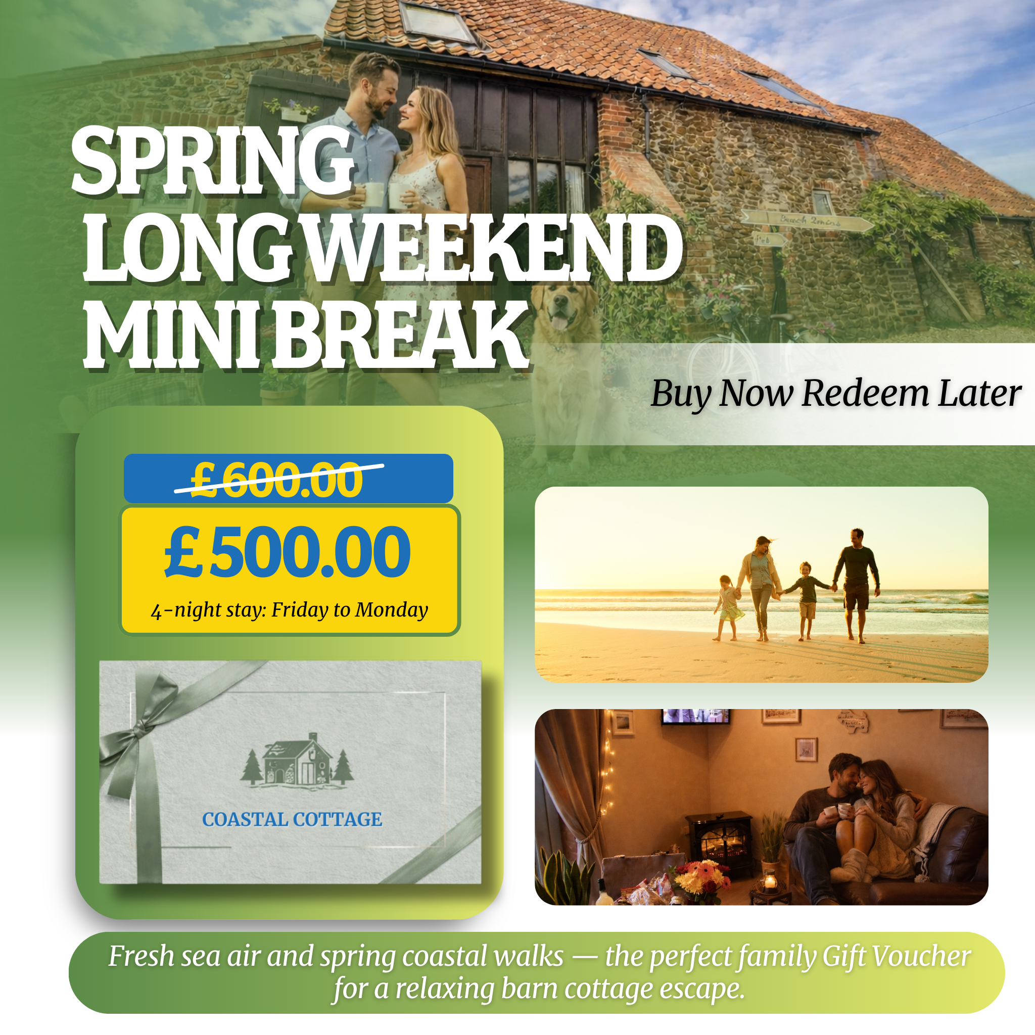 The Old Barn Self-Catering Cottage Gift Voucher – Norfolk