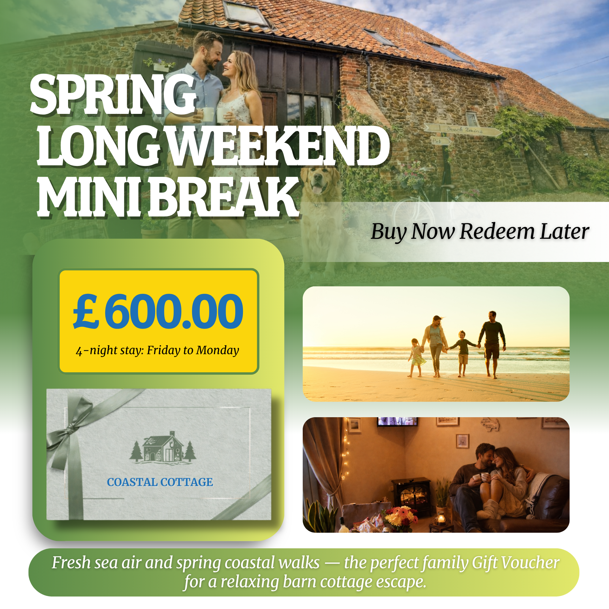 The Old Barn Self-Catering Cottage Gift Voucher – Norfolk