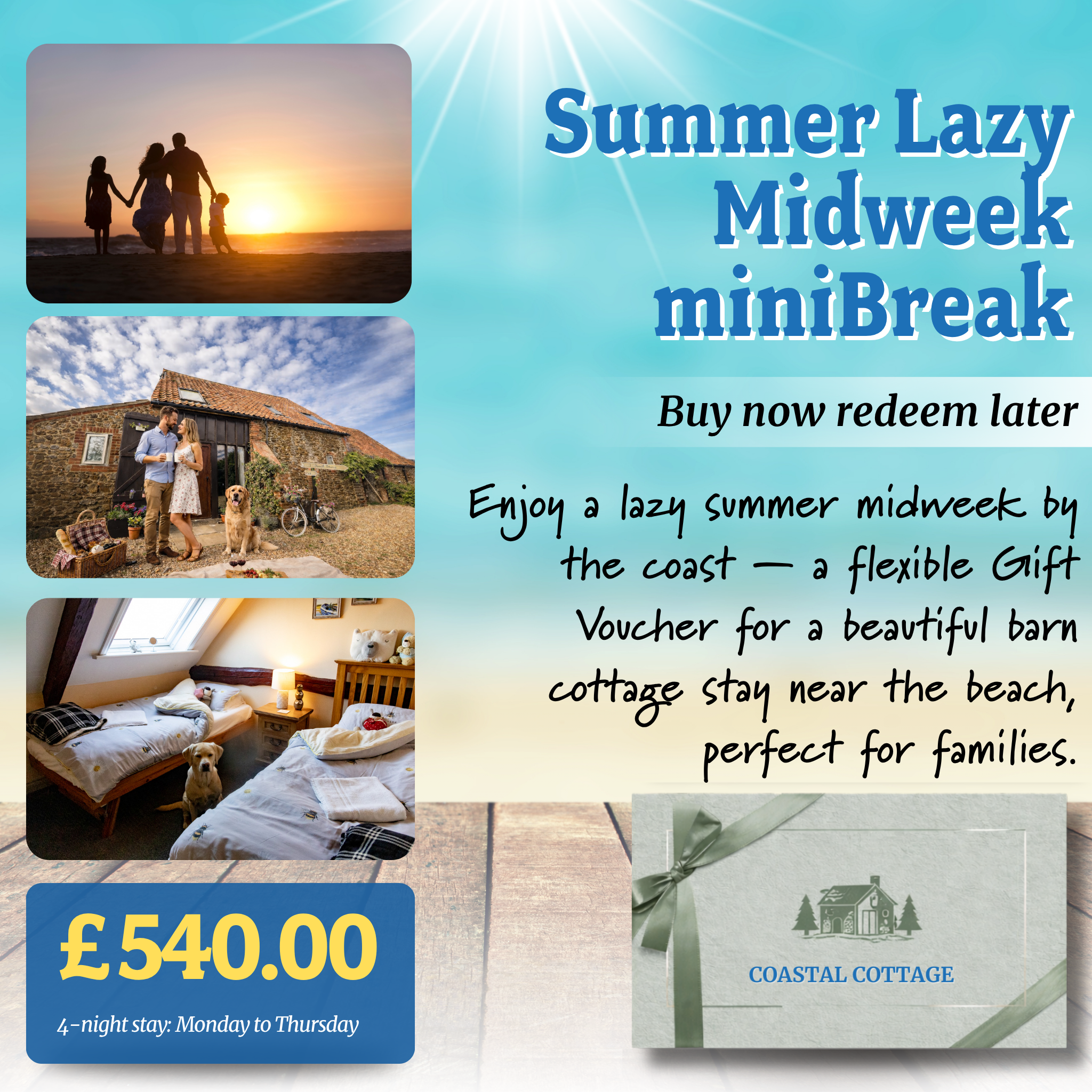 The Old Barn Self-Catering Cottage Gift Voucher – Norfolk