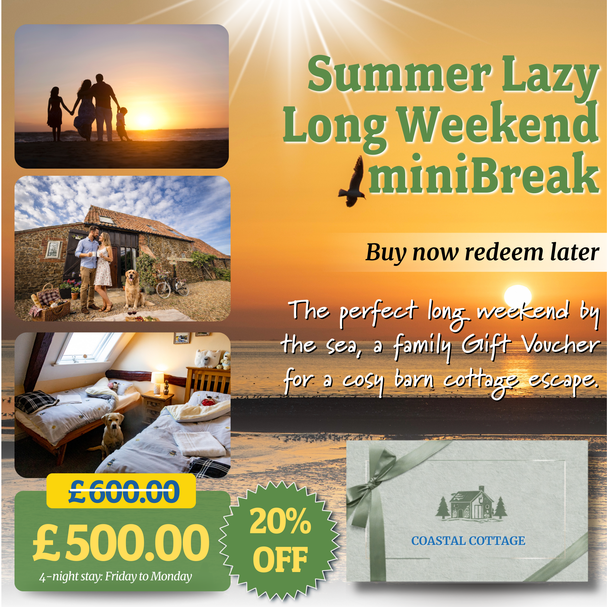 The Old Barn Self-Catering Cottage Gift Voucher – Norfolk