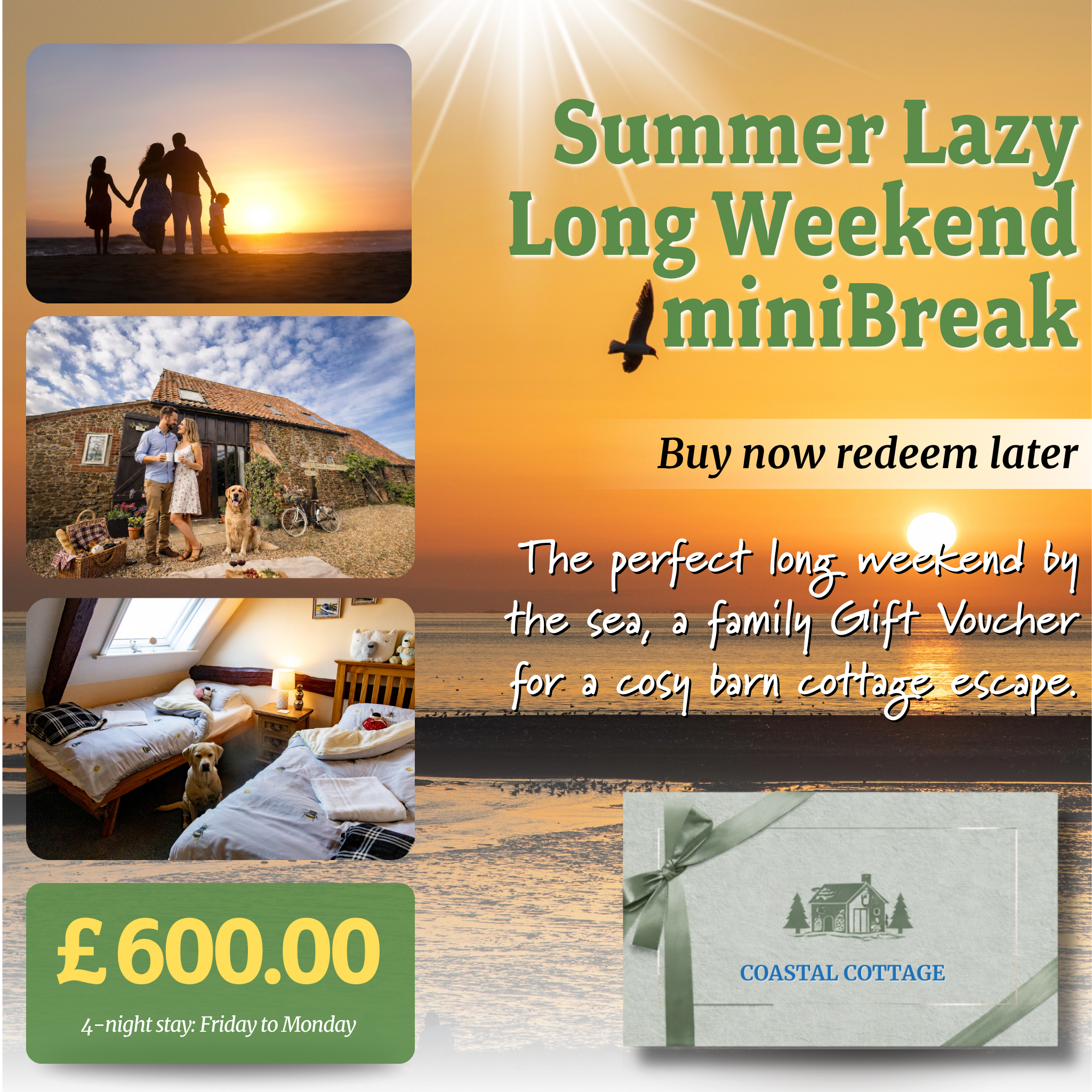 The Old Barn Self-Catering Cottage Gift Voucher – Norfolk