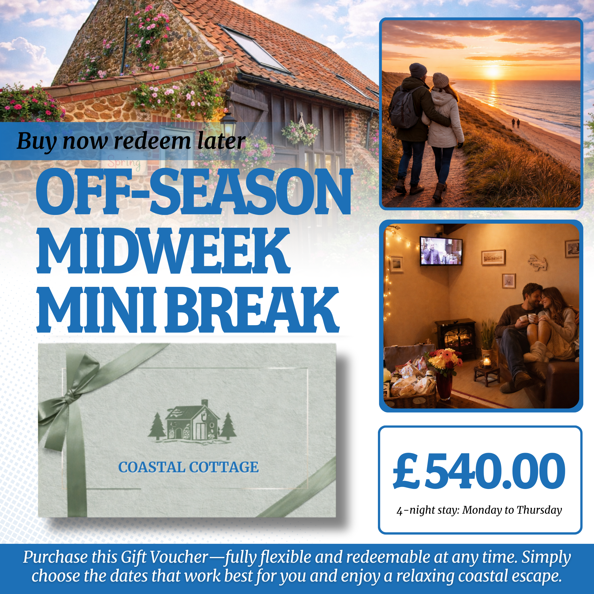 The Old Barn Self-Catering Cottage Gift Voucher – Norfolk