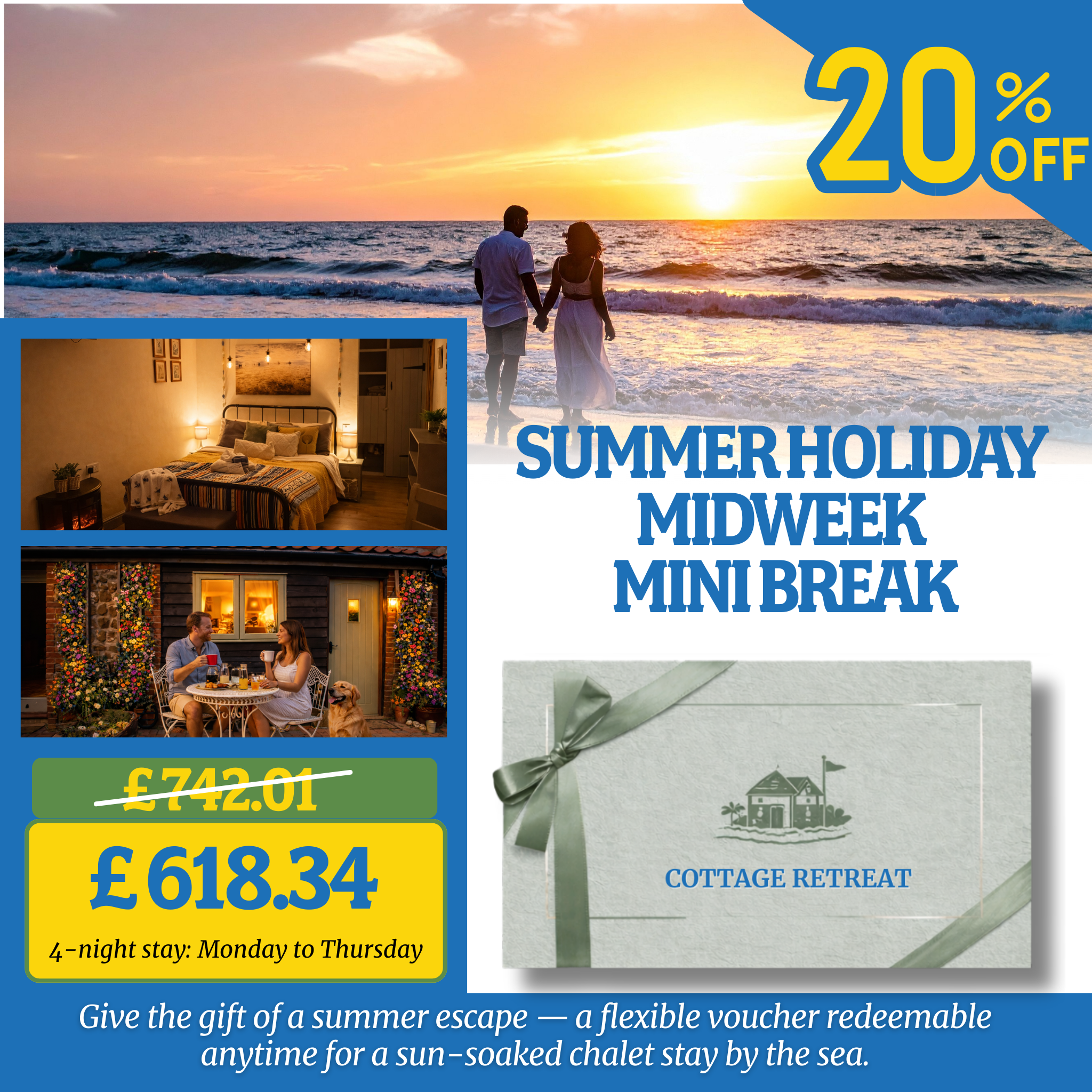 The Stables Chalets Gift Voucher – Hunstanton, Norfolk