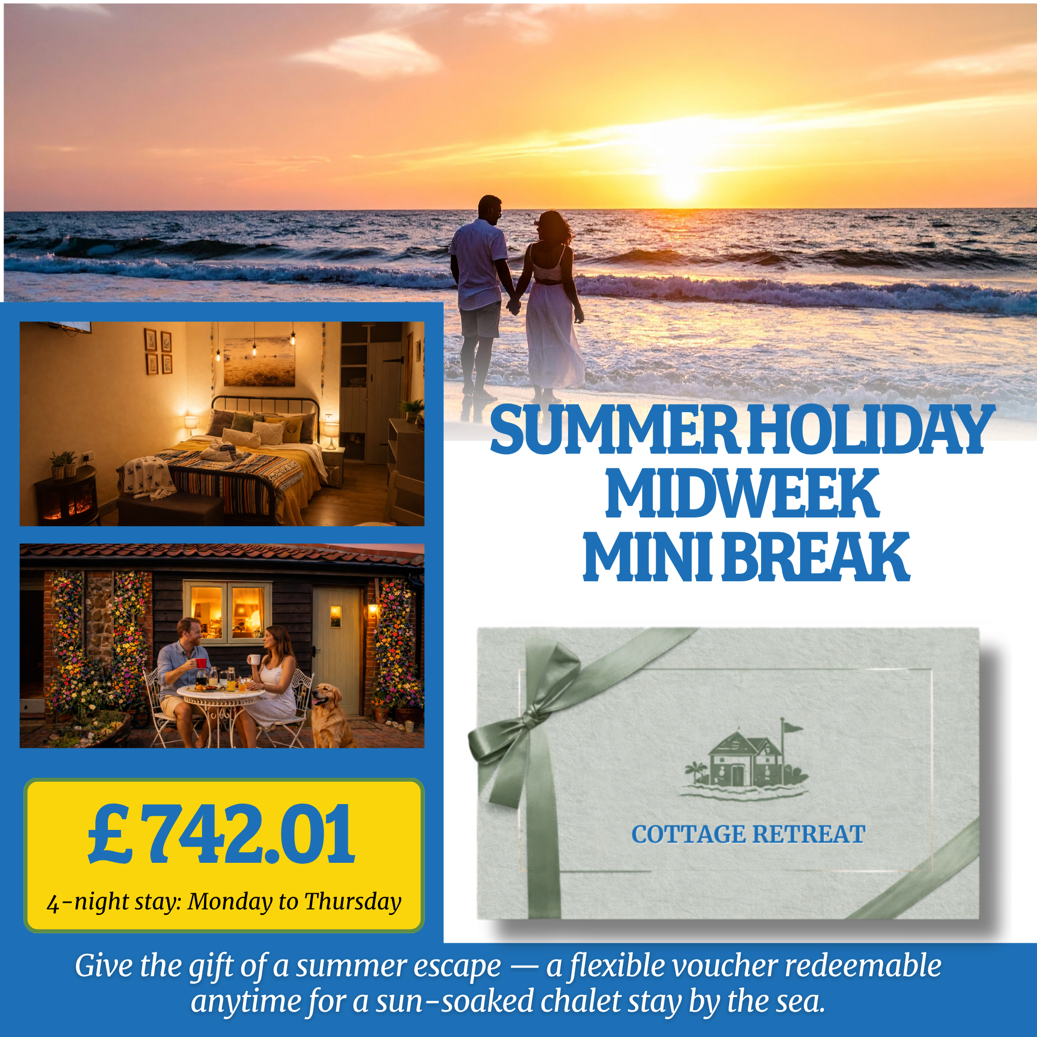 The Stables Chalets Gift Voucher – Hunstanton, Norfolk