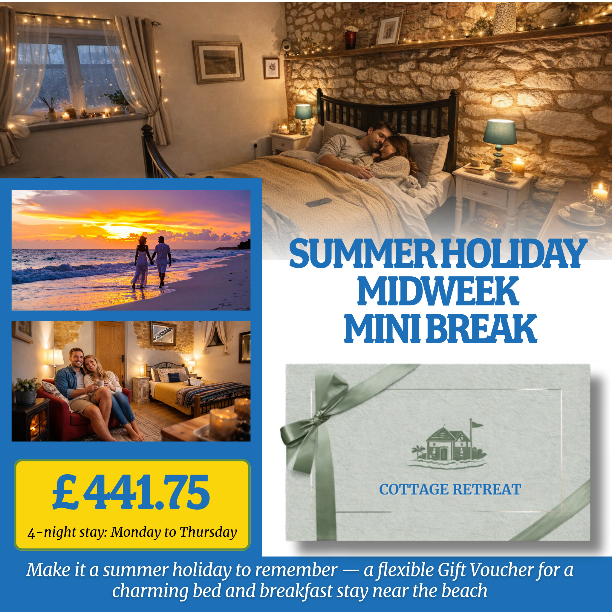 Norfolk B&B Gift Voucher – Romantic Coastal Escape