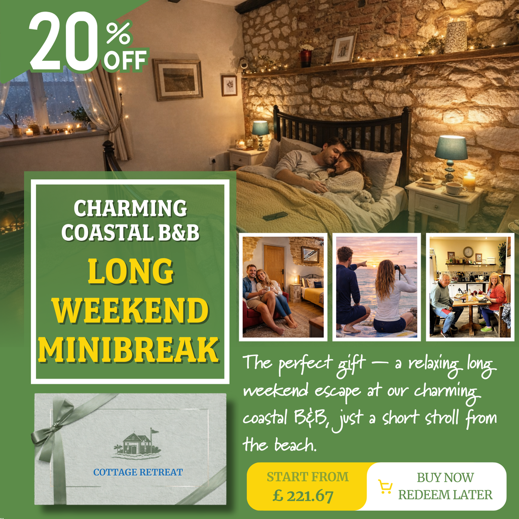 Norfolk B&B Gift Voucher – Romantic Coastal Escape